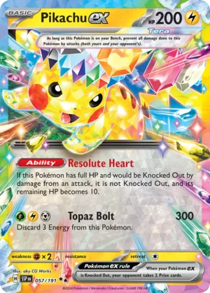 Pikachu EX - Double Rare (SSP 057)