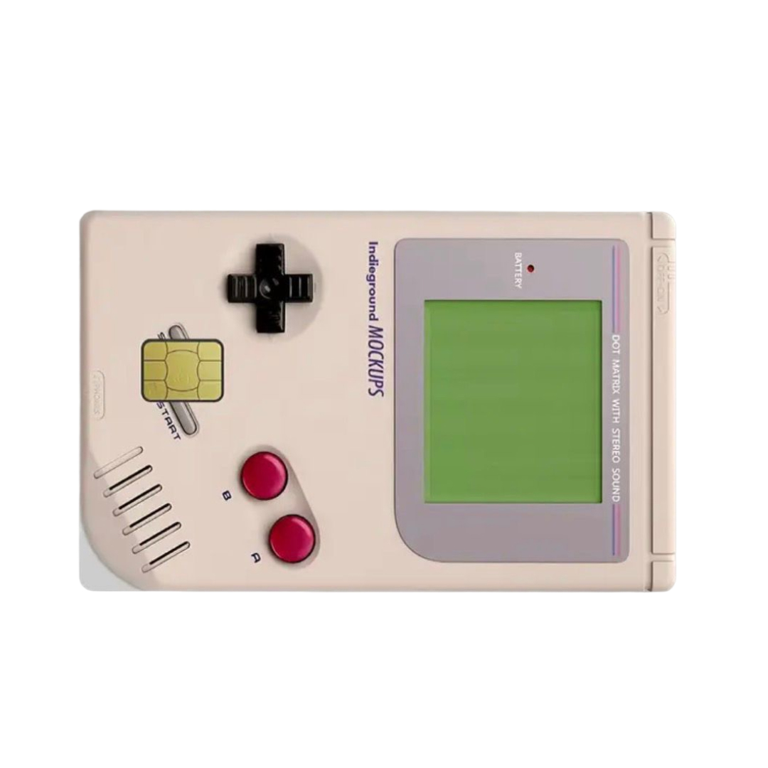 Pinpas Sticker met Nintendo Game Boy Print – Bescherming & Retro Look