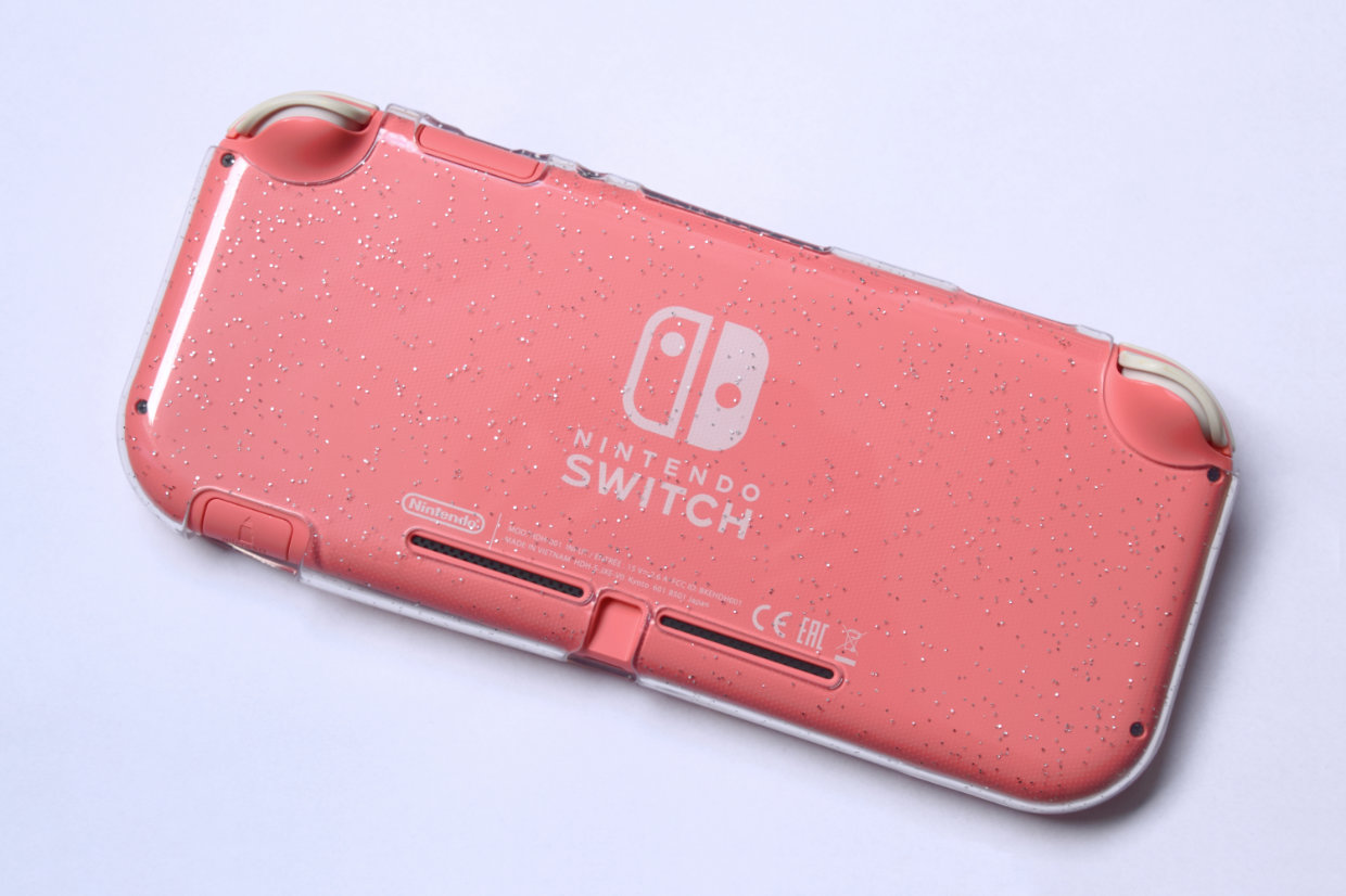 Glitter Siliconen Hoesje Nintendo Switch Lite – Schokbestendig & Krasvrij - Afbeelding 2