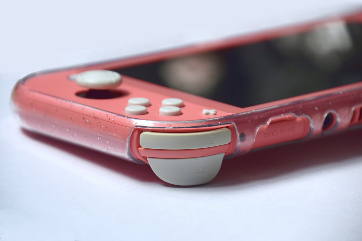 Glitter Siliconen Hoesje Nintendo Switch Lite – Schokbestendig & Krasvrij - Afbeelding 4