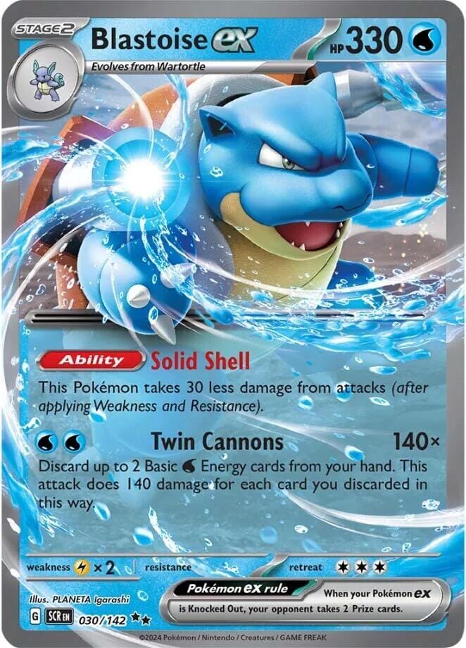 Blastoise EX (SCR 030)