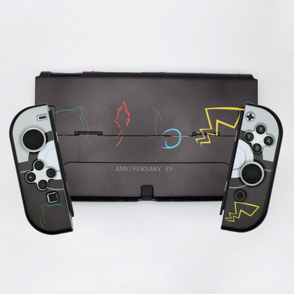 Pokémon Starters Line Art Case voor Nintendo Switch – Bescherming met Stijl