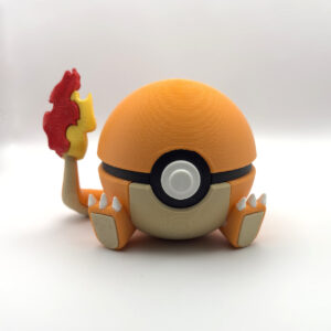 Charmander Pokébal 3D Print – Unieke Pokémon Decoratie & Verzamelitem
