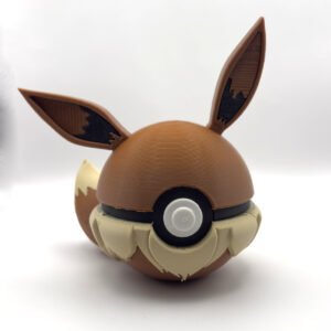Eevee Pokébal 3D Print – Unieke Pokémon Decoratie & Verzamelitem