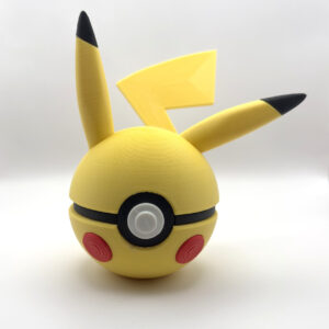 Pikachu Pokébal 3D Print – Unieke Pokémon Decoratie & Verzamelitem